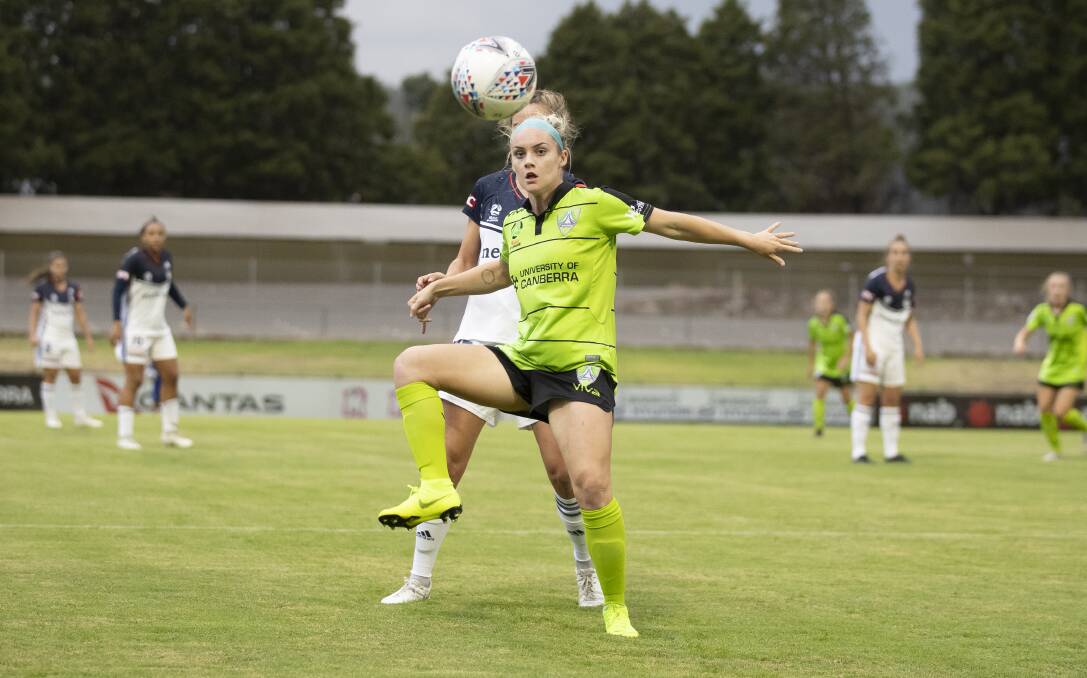 Canberra United's Ellie Carpenter will make her World Cup debut for the Matildas in France. Photo: Sitthixay Ditthavong