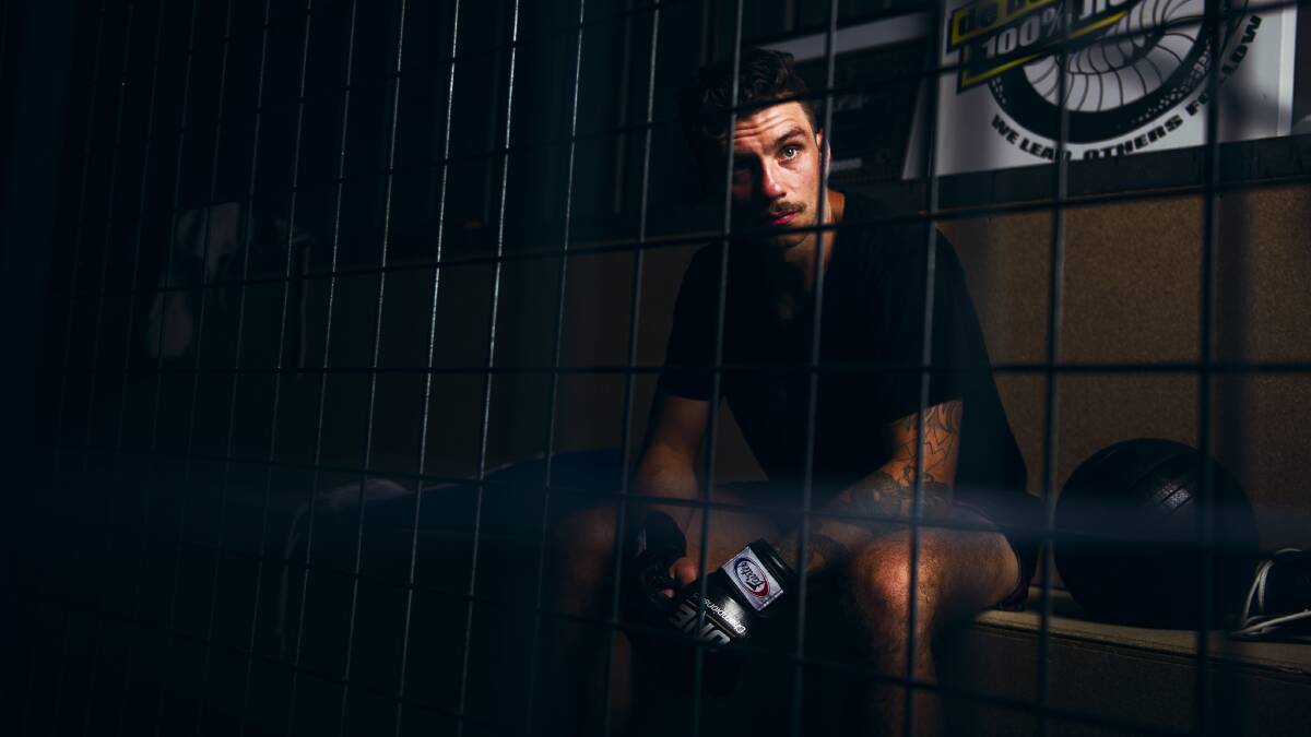 Canberra kickboxer Josh Tonna is eyeing a world title. Picture: Dion Georgopoulos
