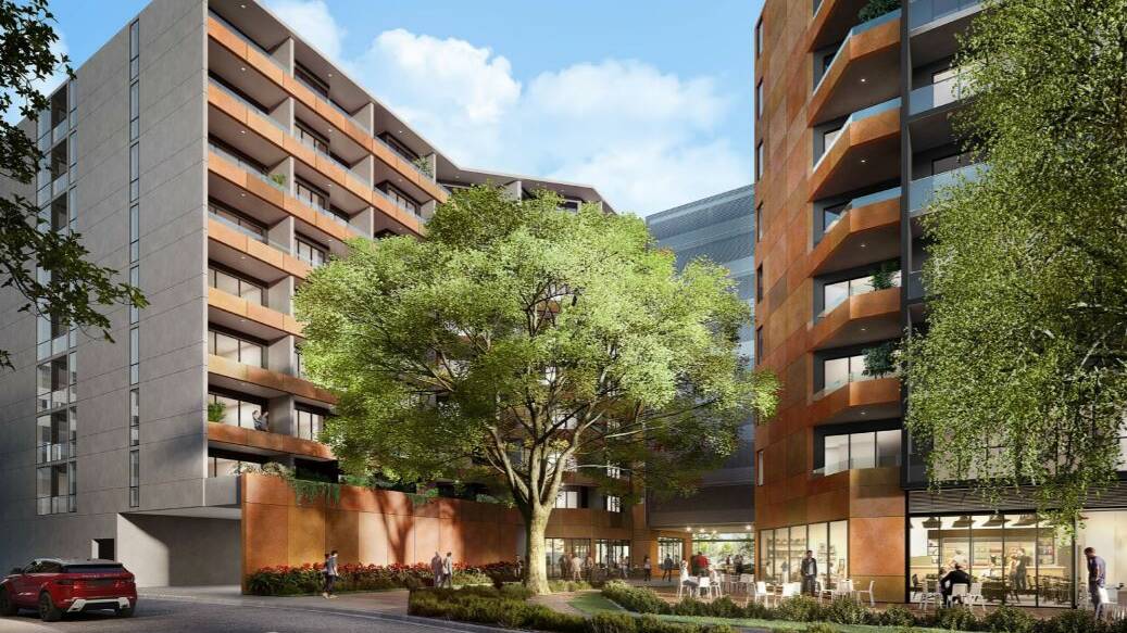Artist impression of stage four of Founders Lane