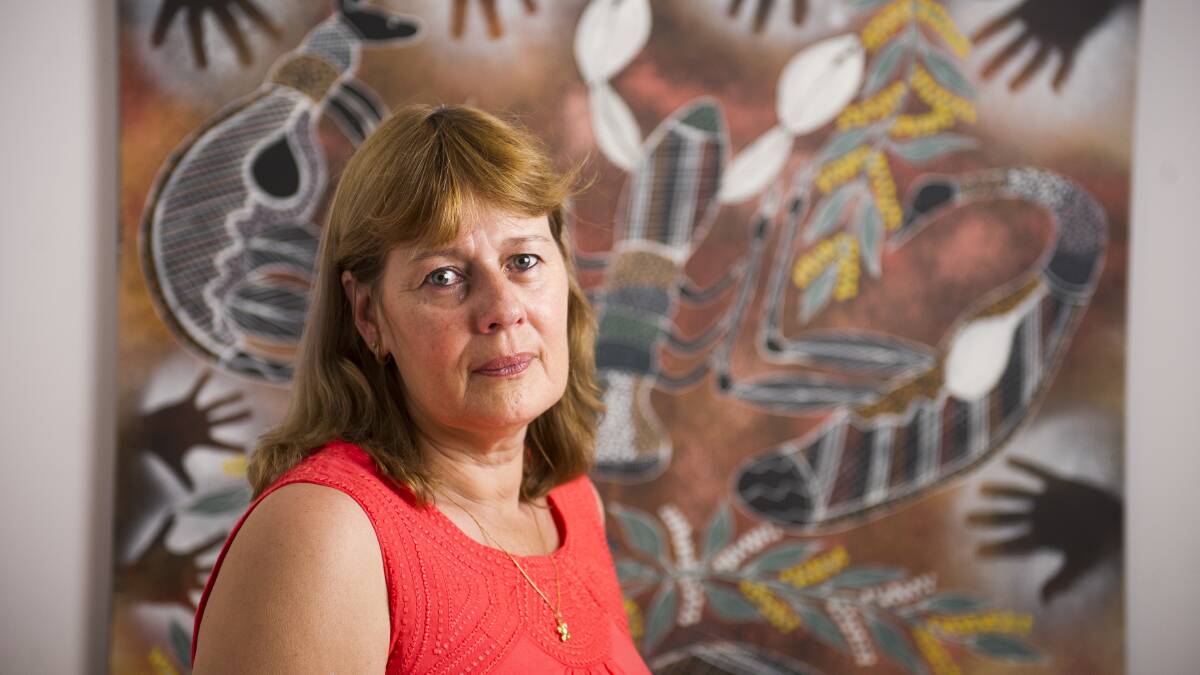 Barbara Causon is the chair of the ACT steering committee reviewing Aboriginal and Torres Strait Islander children in care. Photo: Dion Georgopoulos