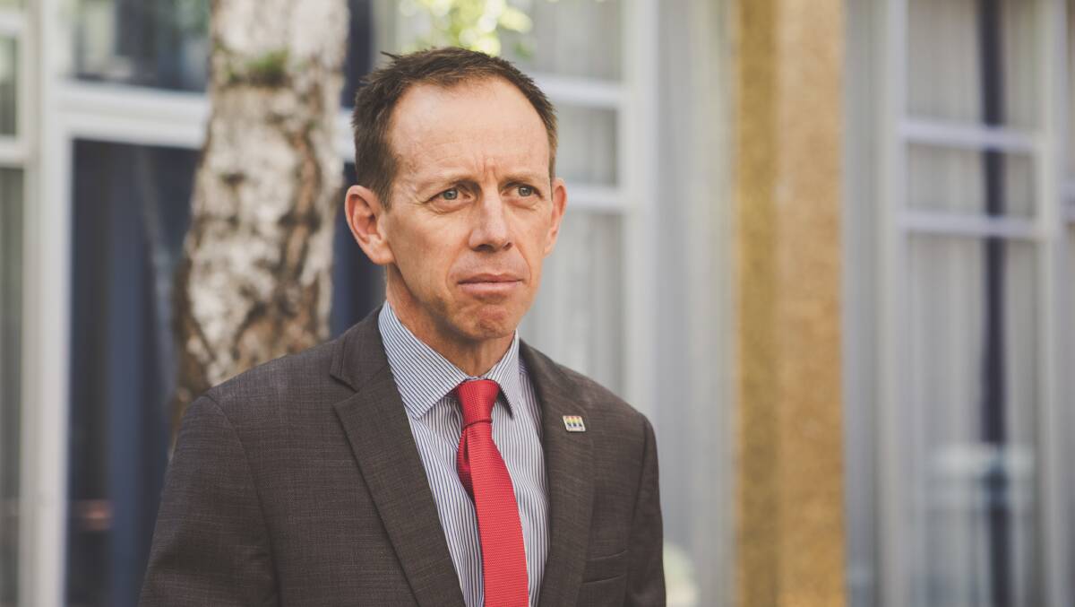 ACT Corrections and Justice Health Minister Shane Rattenbury. Picture: Jamila Toderas