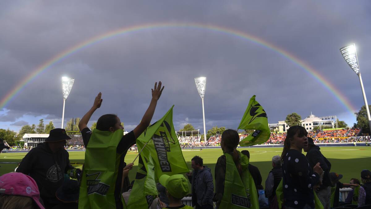 Sydney Thunder fans rejoice: The BBL is back. Picture: AAP