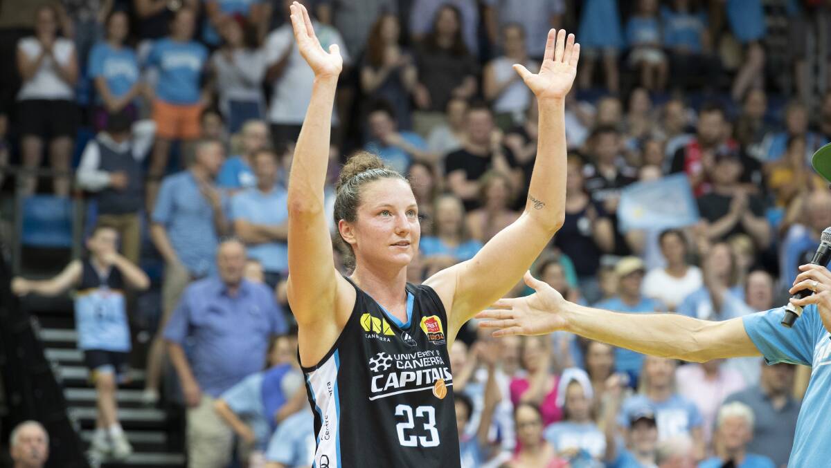 Canberra Capitals co-captain Kelsey Griffin will take on an even bigger role this week. Picture: Sitthixay Ditthavong