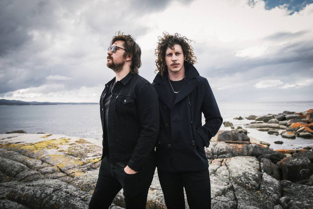 Reuben Styles and Adam Hyde of Peking Duk return to Canberra on Saturday. Picture: Ian Laidlaw.