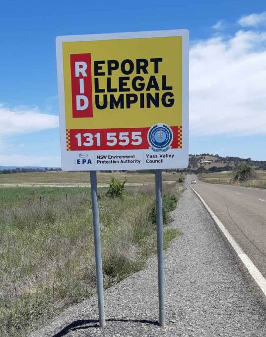 illegal dumping has been a problem across the ACT, and in nearby areas of NSW.
