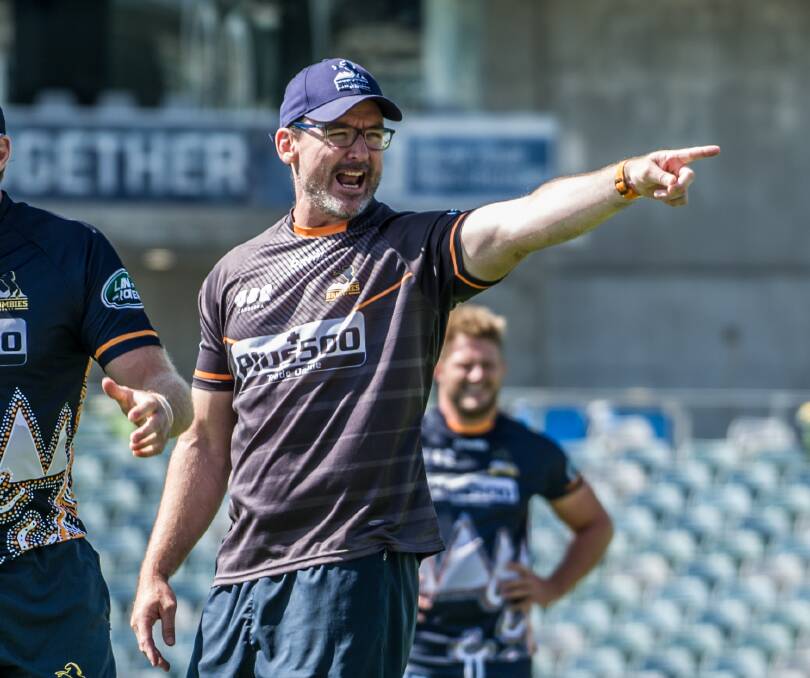 'We want you': Brumbies coach Dan McKellar calls for fans to reignite rugby in Canberra. Picture: Karleen Minney.