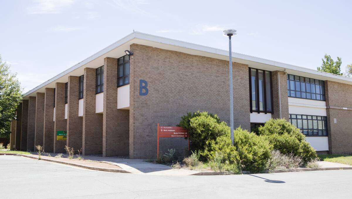 The Canberra Institute of Technology's former Woden campus has been slated for demolition. Picture: Jamila Toderas