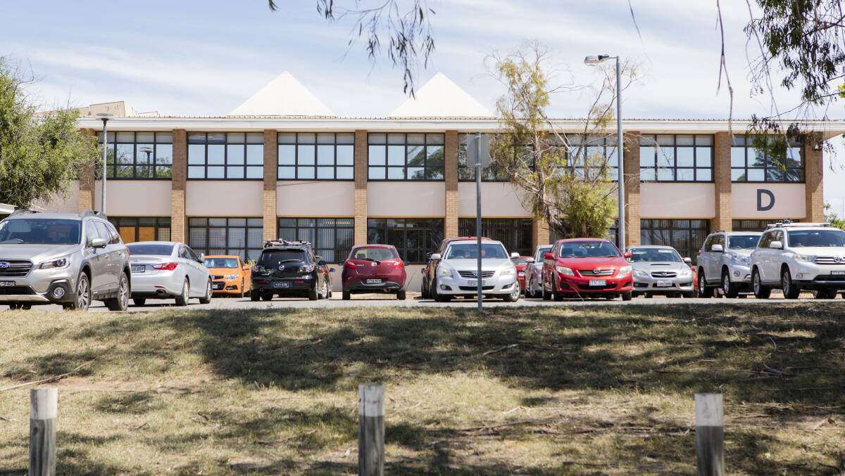 The old Canberra Institute of Technology Woden campus, which closed in 2018. The site is not being considered for the new campus, although other sites closer to the Woden town centre are. Picture: Jamila Toderas