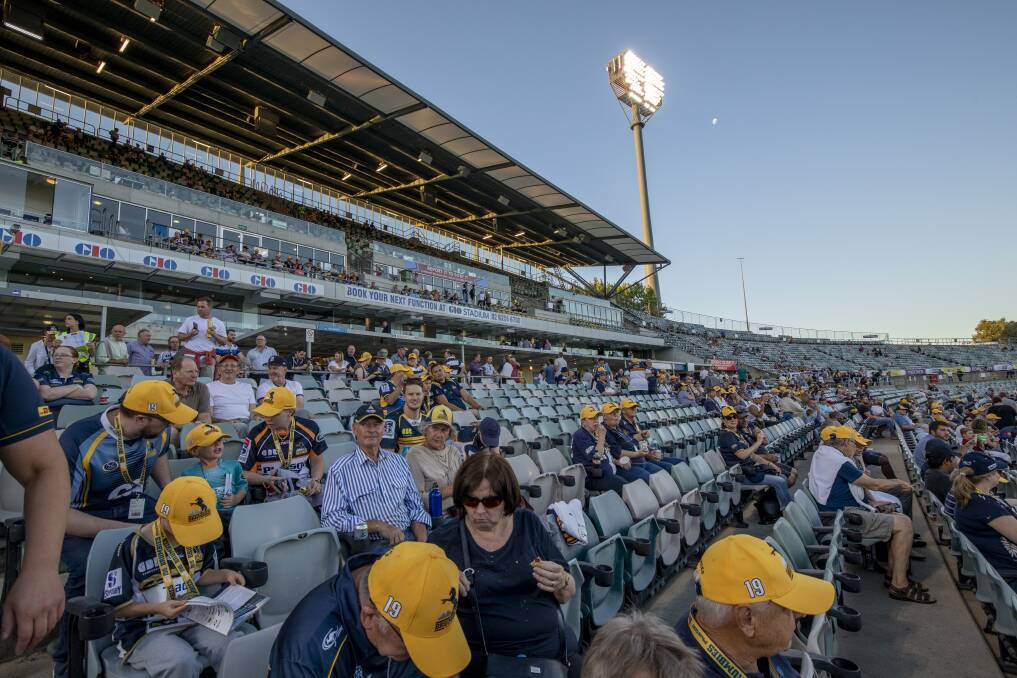 The Brumbies are trying to rebuild crowd support in 2020. Picture: Sitthixay Ditthavong