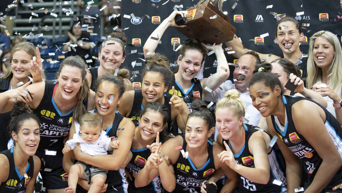 The Canberra Capitals broke their championship drought under Paul Goriss. Picture: Sitthixay Ditthavong