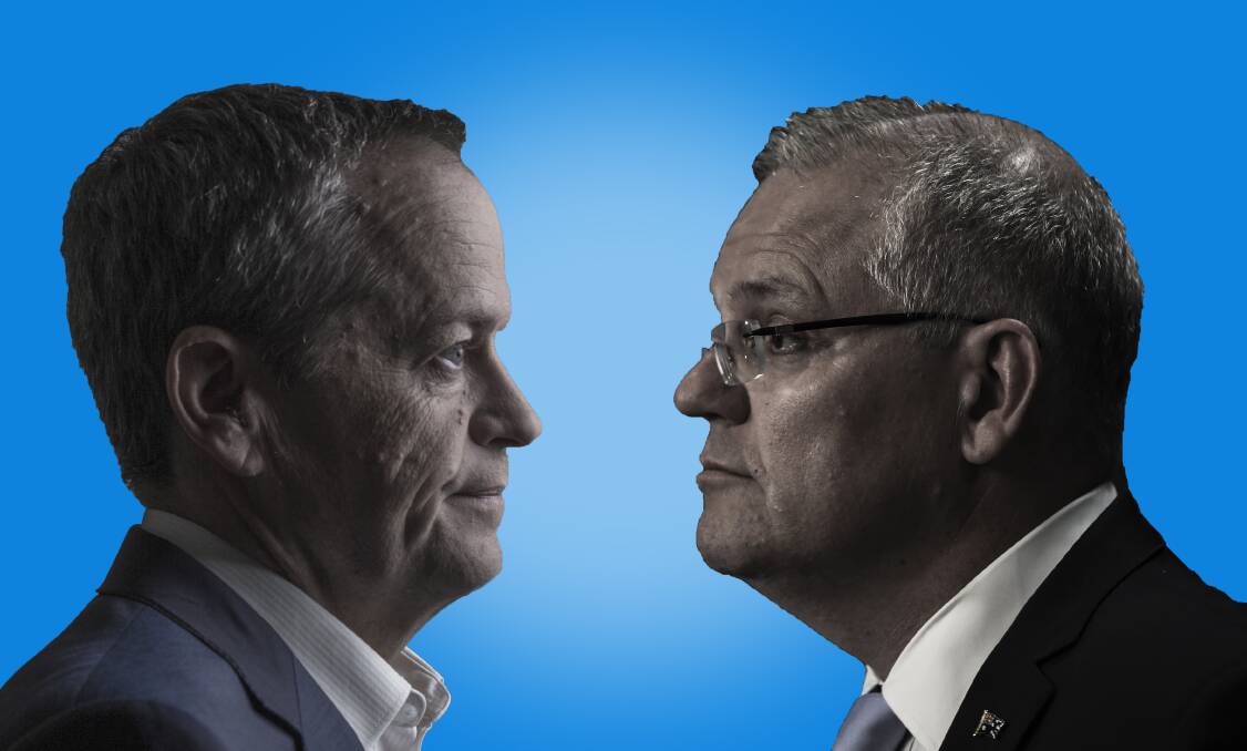 Bill Shorten and Scott Morrison. This election campaign will give both the government and the opposition a relatively even chance to present their credentials.