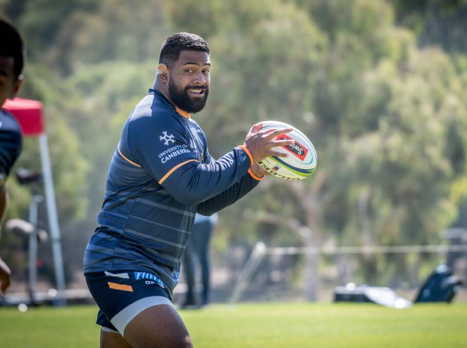 Scott Sio could return to the Brumbies starting side this weekend. Picture: Karleen Minney