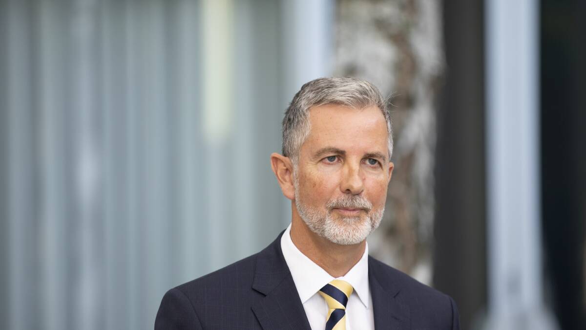 Shadow attorney-general Jeremy Hanson says the Canberra Liberals would reverse the ACT's cannabis laws if elected next year. Picture: Sitthixay Ditthavong