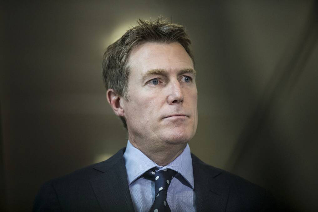 Attorney-General Christian Porter has urged state's to increase penalties against vegan activists. Photo: Dominic Lorrimer