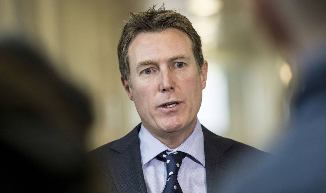 Attorney-General Christian Porter, who has flagged possible federal intervention to overturn Canberra's decision to legalise cannabis. Picture: Dominic Lorrimer
