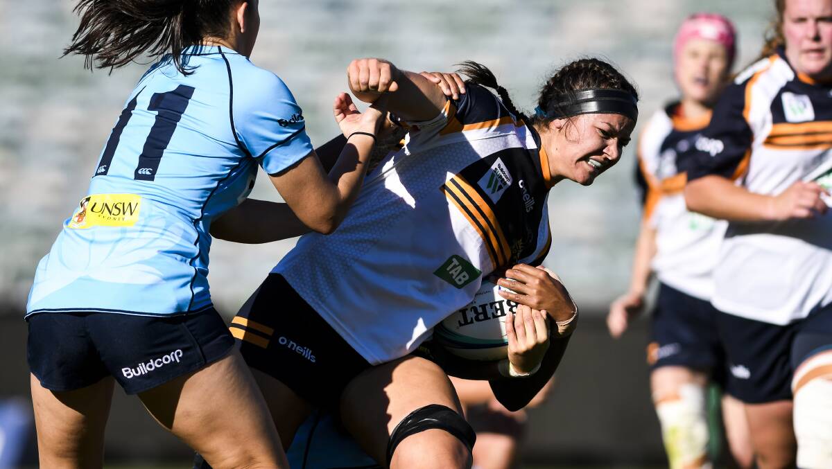 Michael Leonard earned her Wallaroos call-up after a standout season of Super Rugby. Picture: Dion Georgopoulos