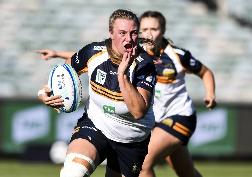 Brumbies star Tayla Stanford will miss the entire ACT women's season. Picture: Dion Georgopoulos
