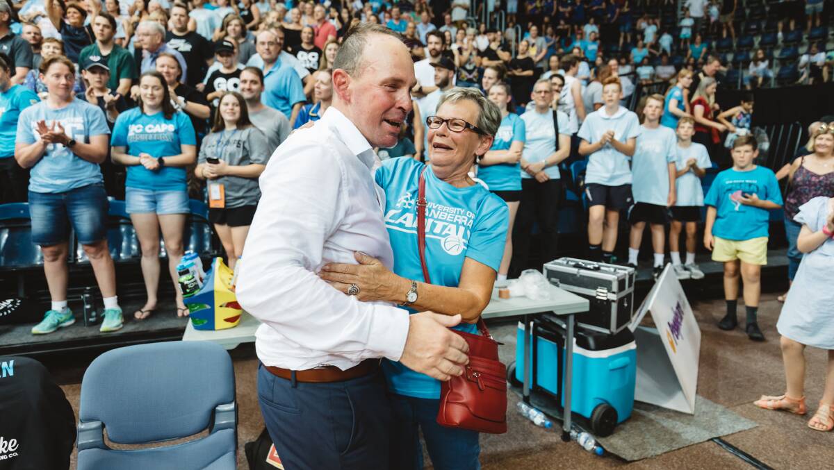 Canberra Capitals coach Paul Goriss is chasing another championship. Picture: Five Foot Photography