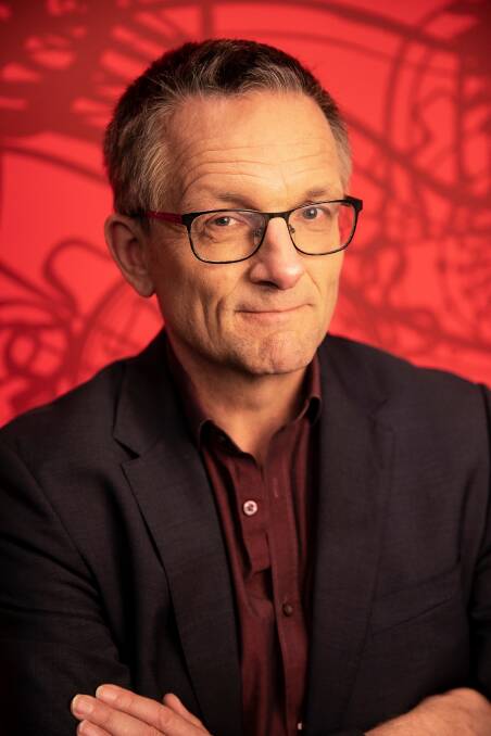 Dr Michael Mosley will answer questions from the audience after his show at Canberra Theatre. Pictures: Supplied.