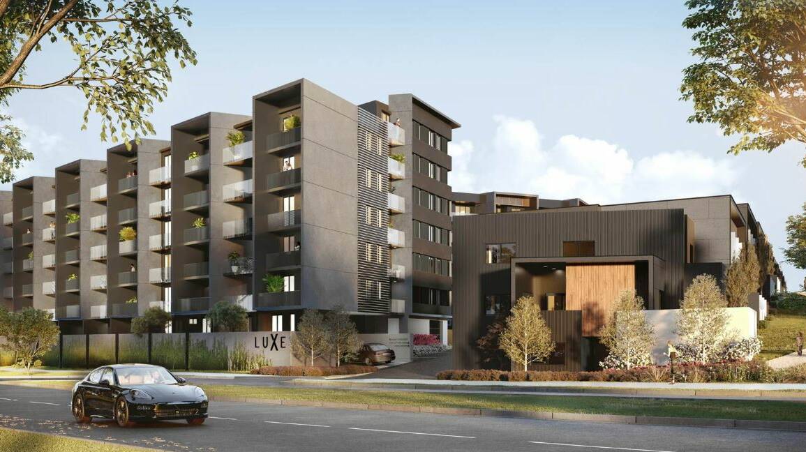 Artist impression of the proposed Luxe apartment complex, which was rejected in February but is now back on the table. 