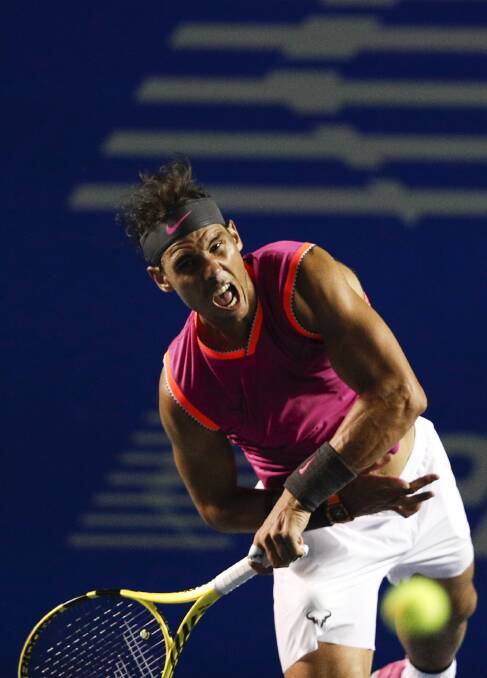 Nadal accused Kyrgios of 'lacking respect' at the Mexican Open earlier this year. Picture: Rebecca Blackwell