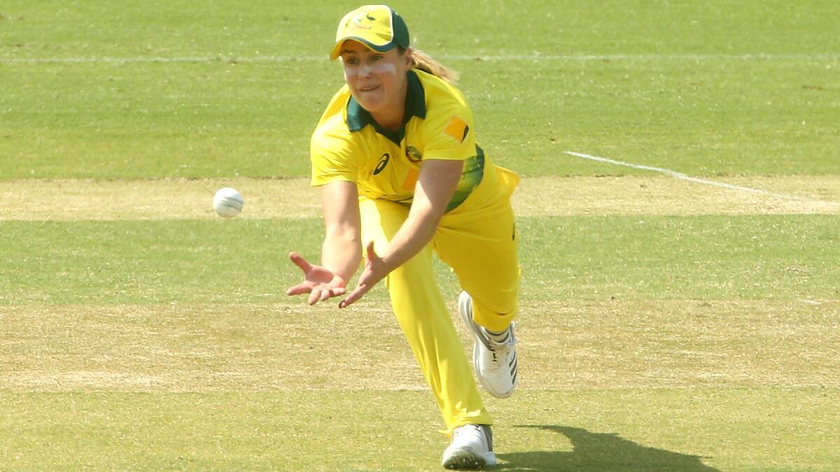Ellyse Perry will lead the Australian side to matches in Canberra this summer. Picture: AAP