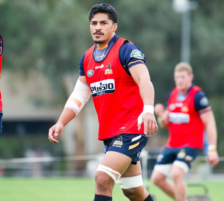 Brumbies player Pete Samu is out of the trip to Argentina. Picture: Elesa Kurtz