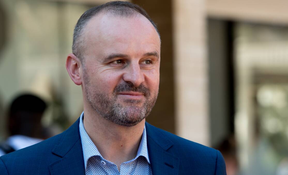 Chief Minister Andrew Barr, whose government has defended costings that favour a Labor election win. Picture: Elesa Kurtz