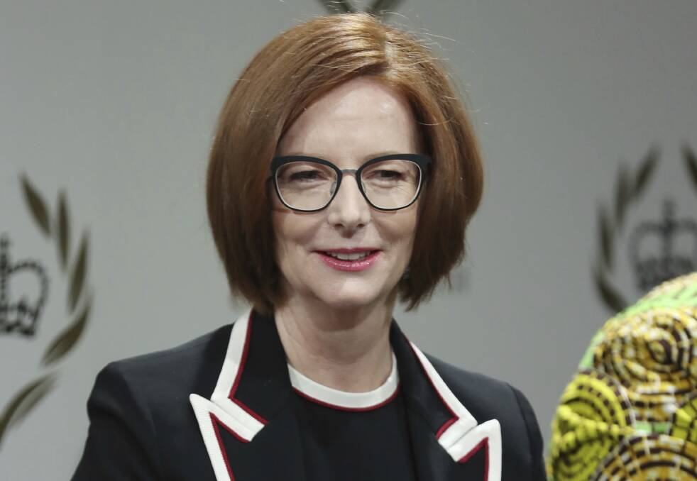 Former prime minister Julia Gillard said the IBA report was a "clarion call for urgent action". Picture: AP