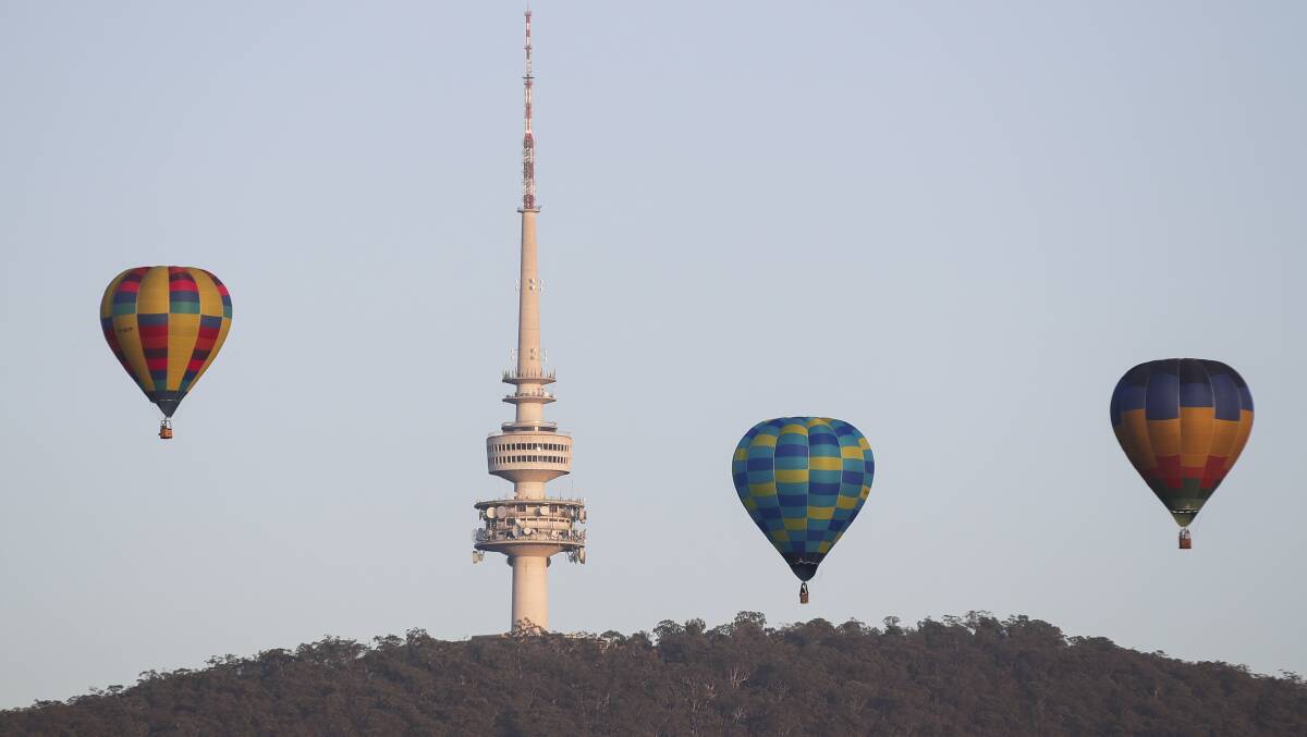 Canberra had nearly 7600 new residents to admire the Black Mountain Tower, according to Thursday's Australian Bureau of Statistics population data. Picture: Alex Ellinghausen