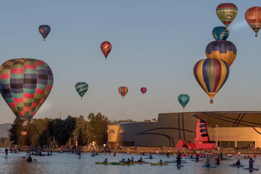 Canberra and its balloons. Picture: Karleen Minney.