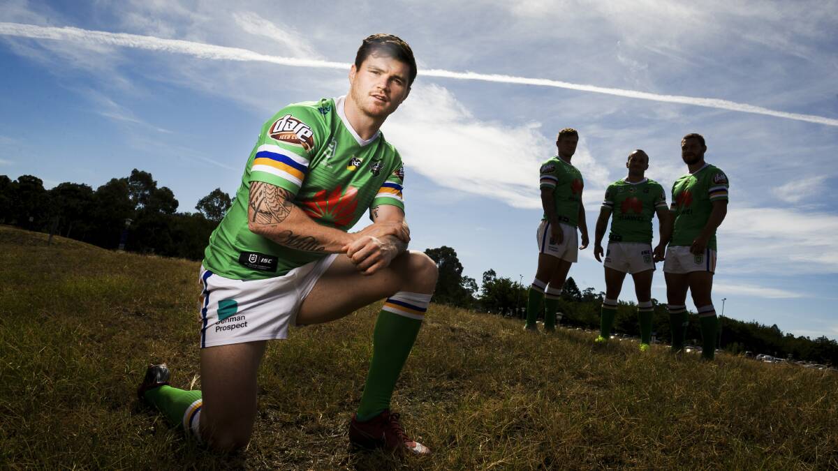 John Bateman and Canberra's other Englishmen have become fan favourites. Photo: Dion Georgopoulos