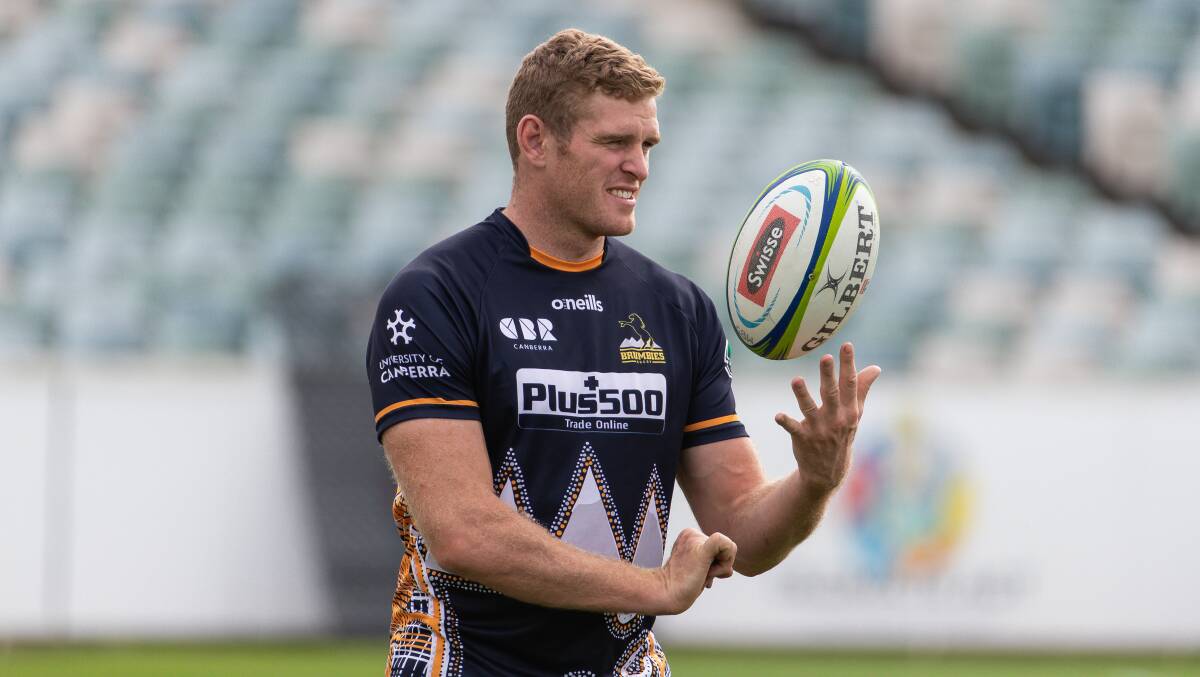 Brumbies flanker Tom Cusack is set to step into David Pocock's No. 7 jersey. Picture: Terry Cunningham