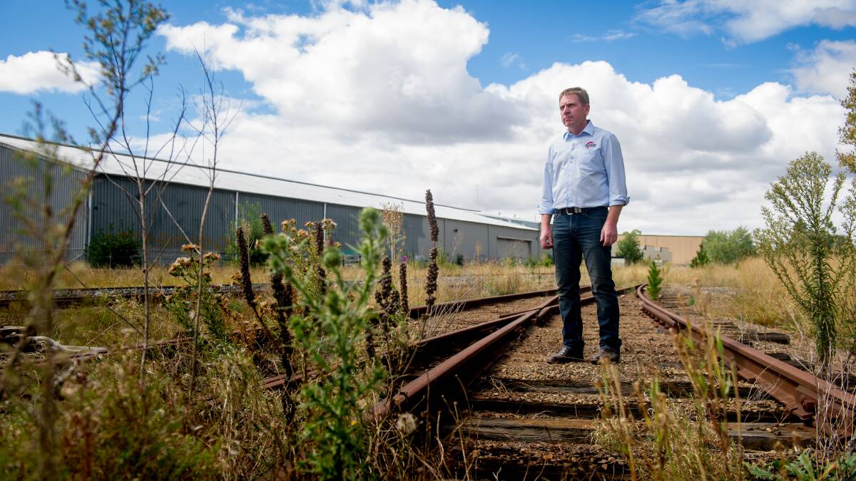 Capital Recycling Solutions director Adam Perry wants to set up a Fyshwick base. Picture: Elesa Kurtz