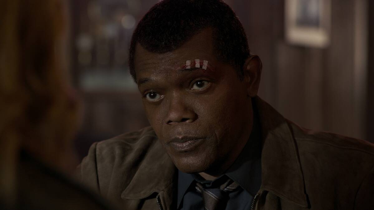 Samuel L. Jackson as Nick Fury in Captain Marvel. Picture: Supplied