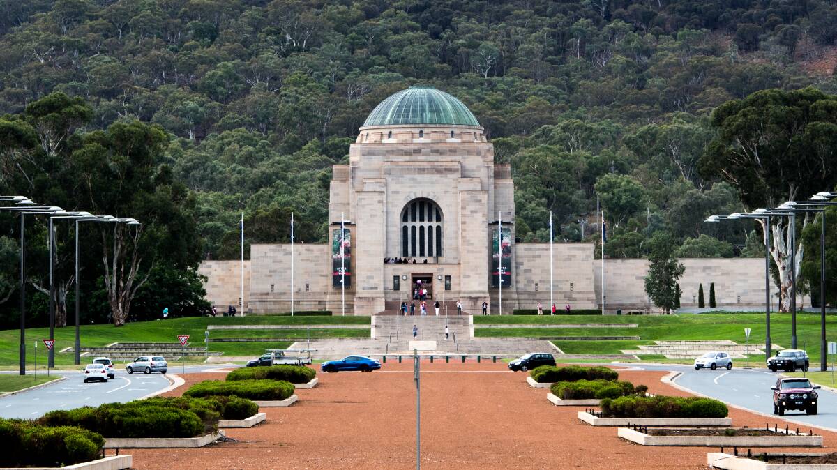 The Australian War Memorial building. Picture: Elesa Kurtz