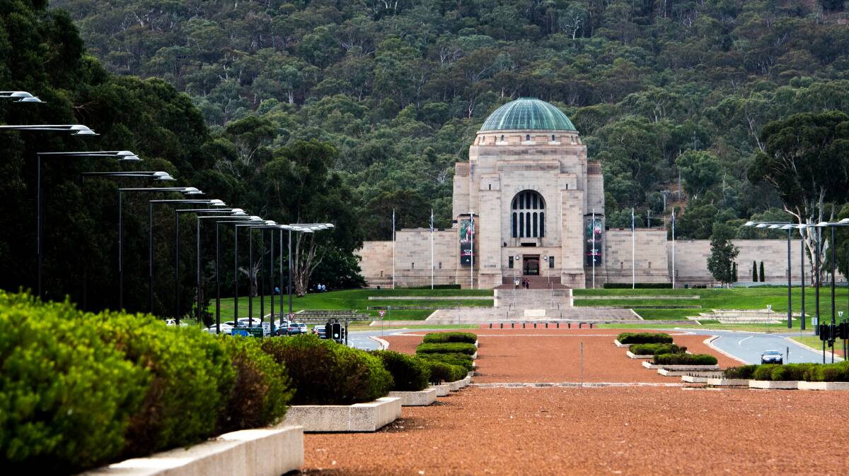 The Australian War Memorial building. Picture: Elesa Kurtz.