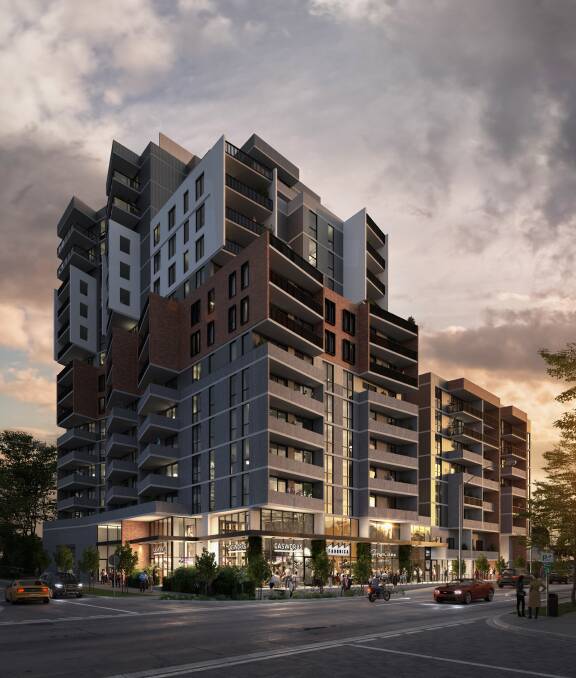 Geocon has teamed with Empire Global to deliver the former Air Towers development in Gungahlin, which is now to be called The Establishment. Photo: Supplied