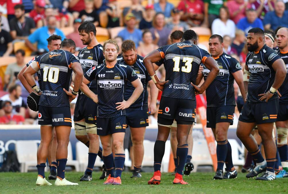 A nightmare outing in Queensland earlier this year has left the Brumbies looking for redemption. Picture: AAP