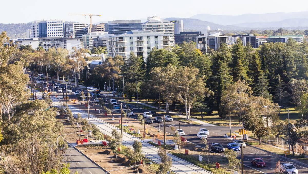 New planning and design rules have been approved for Northbourne Avenue and the Federal Highway. Photo: Jamila Toderas