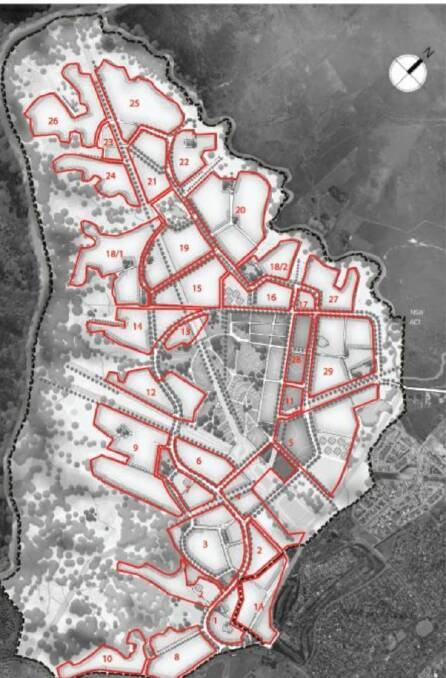 The framework for Parkwood, the NSW-side development of the cross-border Ginninderry project.