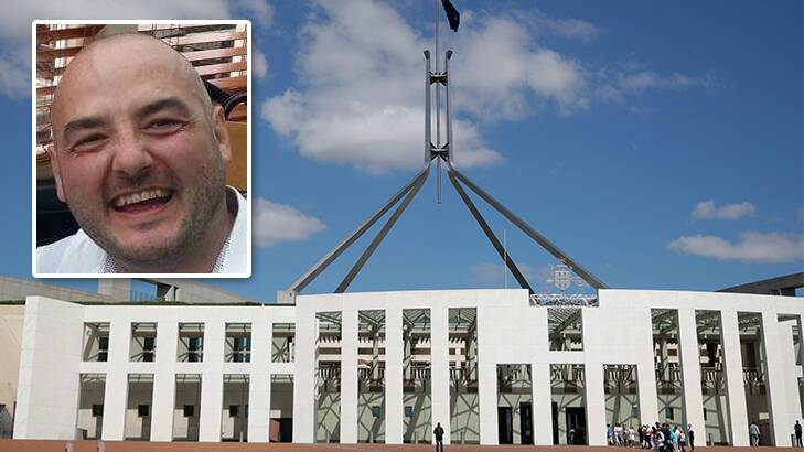 David Gooley's company, Steelvision, was responsible for a security upgrade at Parliament House. 