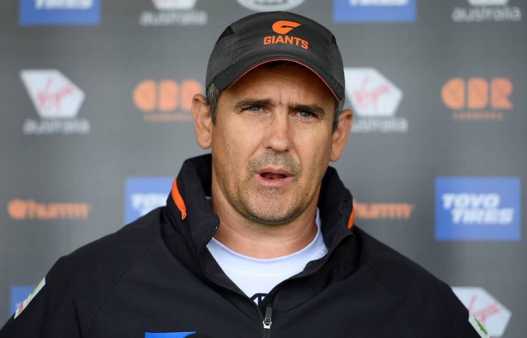 GWS Giants coach Leon Cameron said Hately has been knocking the door down to make his debut. Photo: AAP Image/Dan Himbrechts