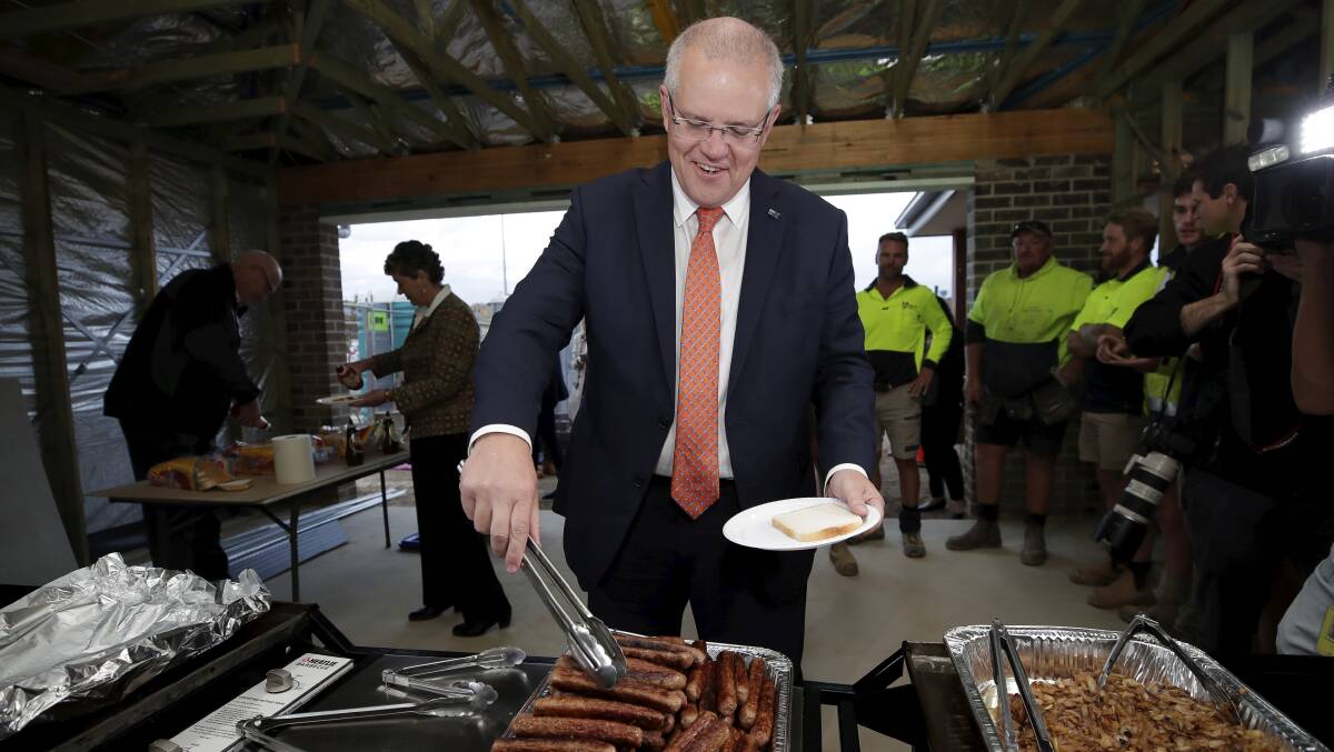 Prime Minister Scott Morrison ran the Coalition's election campaign as a one-man band - and it worked. Picture: Alex Ellinghausen