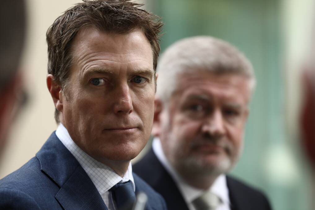 Attorney-General Christian Porter, who expects to finalise a bill on a new integrity commission by the end of 2019. Picture: Dominic Lorrimer