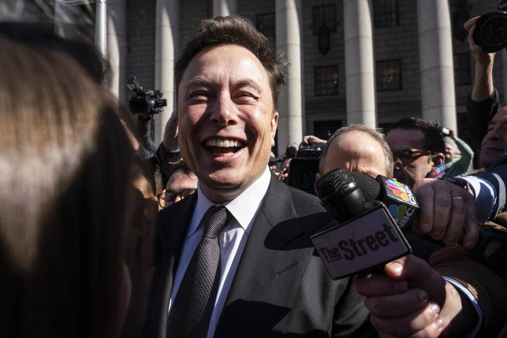 Elon Musk has added his voice to Australia's electric car debate. Photo: Bloomberg