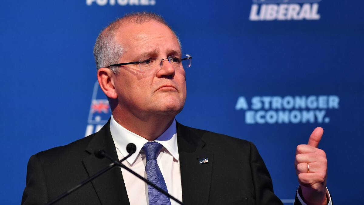 Scott Morrison is the leader at a particularly toxic moment in Australia's history. Photo: Dean Lewins/AAP