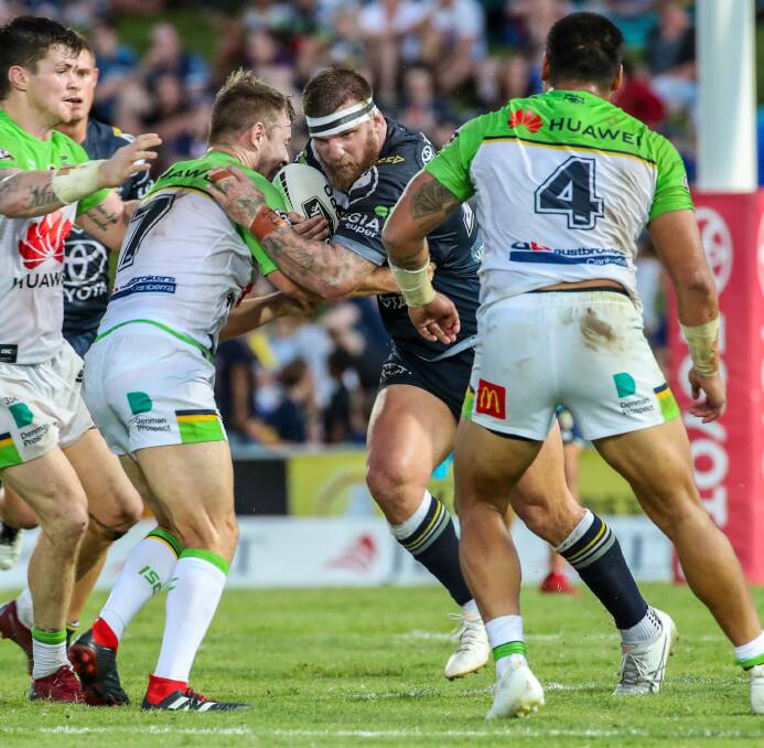 The Raiders' defence has been much better in 2019. Photo: AAP Image/Michael Chambers