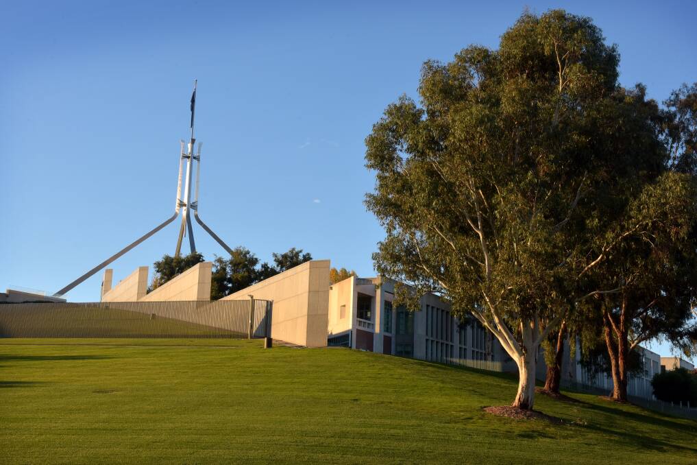 Parliament House on April 10, 2019. Photo: Mark Graham/Bloomberg