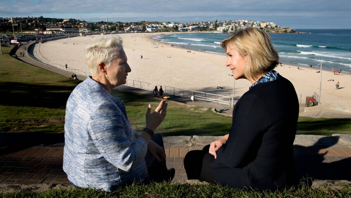Kerryn Phelps and Zali Steggall, the two indie candidates for Wentworth and Warringah. Picture: Edwina Pickles.